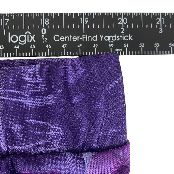 Torrid Betsey Johnson Flare Pants Plus Size 3X Purple Roses Graphic Print Flowy - Picture 7 of 12